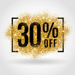 Gold sale 30% percent