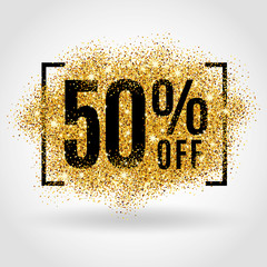 Gold sale 50% percent