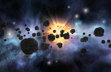 Asteroid field