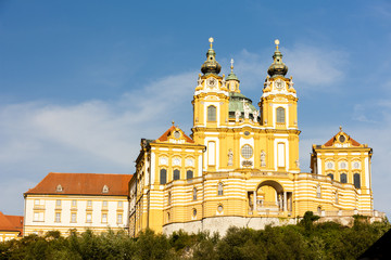 Fototapeta na wymiar benedictine monastery in Melk, Lower Austria, Austria