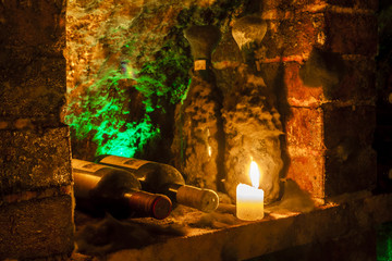 wine archive of wine cellar in Velka Trna, Tokaj wine region, Sl