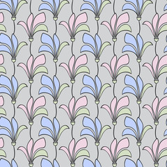 seamless flowers pattern