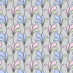 seamless flowers pattern