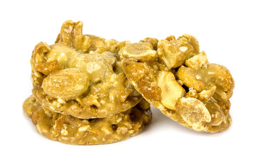 crispy pastry with cashew nuts and peanuts.