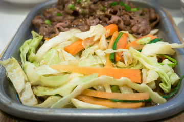 Japanese beef teriyaki grill
