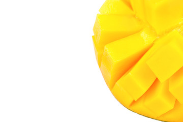 Sliced mango fruit