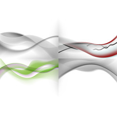 set of light abstract screensavers