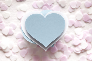 Fototapeta premium Paper hearts