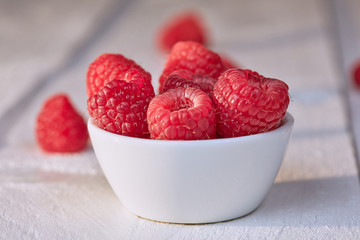 Healthy raspberry snack