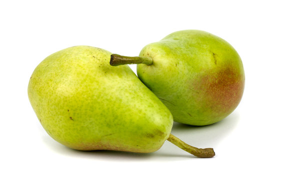  pears isolated on white background!