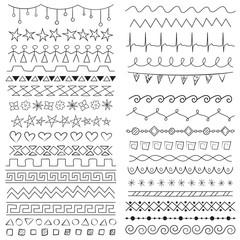 Hand drawn border lines
