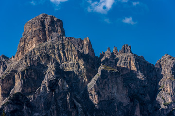 Naklejka premium Dolomites Italy - Val Gardena - Passo Sella