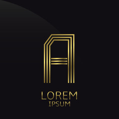 Letter A logo