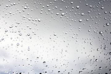 Raindrops on a window