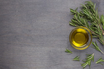 Olive oil and rosemary