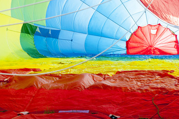 Heissluftballon vom Aufbau bis zum Start