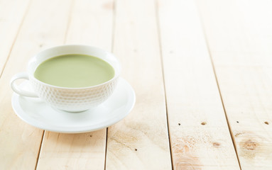 hot matcha latte
