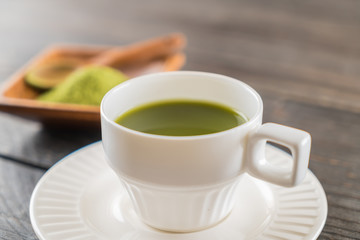 hot matcha