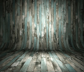 Wood panels loft style