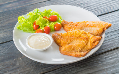 fried fish steak