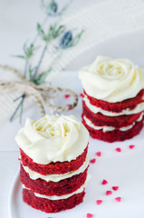 Red velvet cake for lovers
