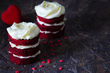 Red velvet cake for lovers