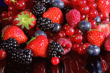 Fresh fruits and berries