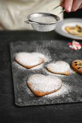 Cookies decorating process