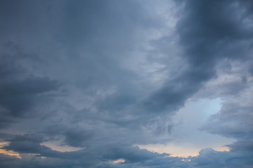 bright sunset sky background