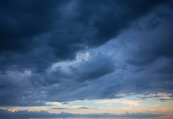 Obraz premium bright sunset sky background