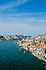 View of Porto city on summer day