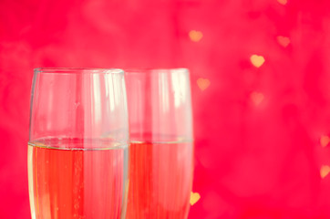  Two glasses of champagne