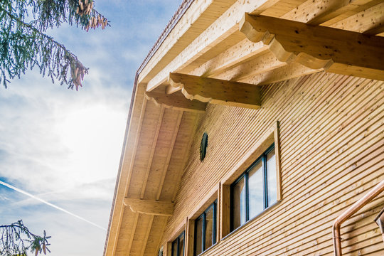 Holzfassade 