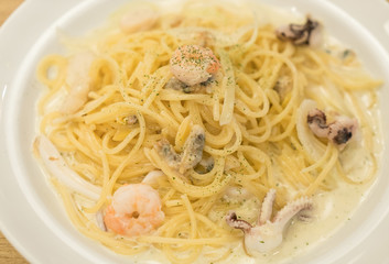 seafood spaghetti