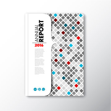 Mosaic brochure / book / flyer design template