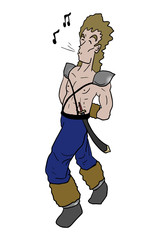 Cartoon character draw