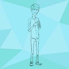 Presentation of business product, project, report.