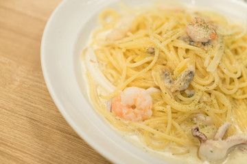 seafood spaghetti