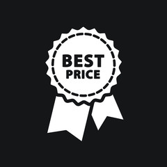 Best price guarantee label icon. 