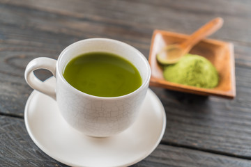 hot matcha