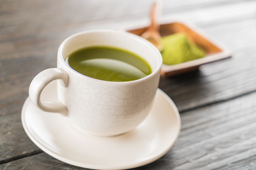 hot matcha