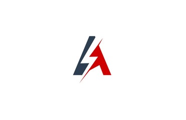 letter a electrical logo