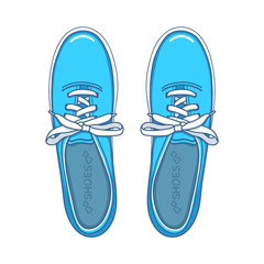 Shoes blue