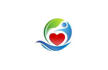 medical love care logo