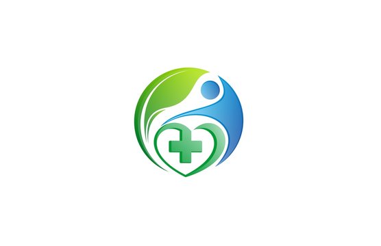 medical care icon logo vector