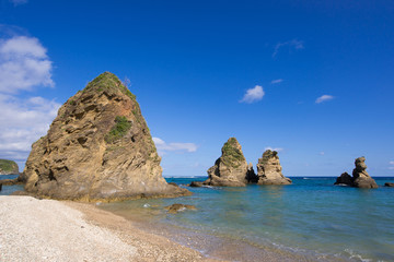 沖縄のビーチ・ヒレーの浜・伊江の浜
