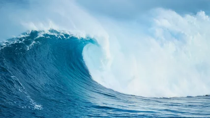 Selbstklebende Fototapete Wasser Mächtige Ozeanwelle