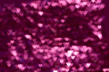 Blur or bokeh heart background