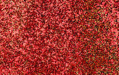 Red glitter texture background, sparkle holiday background