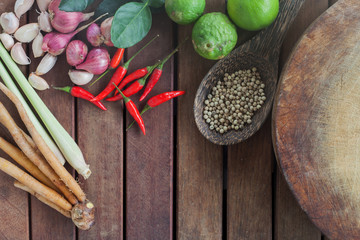 Thai food cooking ingredient 